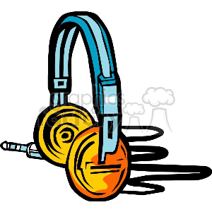 head-phones clipart. Royalty-free image # 150153