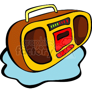   music radio radios stereo stereos  radio02112.gif Clip Art Music 