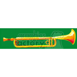   music instruments horn horns trumpet trumpets  trumpet-0001.gif Clip Art Music 