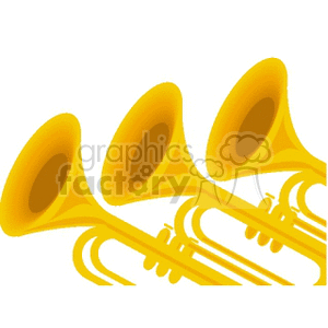   music instruments trumpet trumpets  TRUMPET02.gif Clip Art Music Brass 