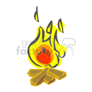 campfire clipart. Royalty-free image # 150792