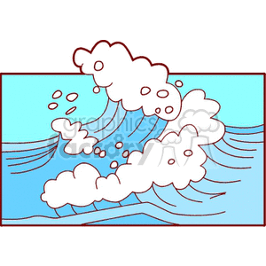   waves water wave ocean surf  wave800.gif Clip Art Nature 