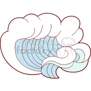 tidal wave clipart. Commercial use image # 151066