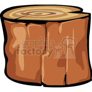 tree stump clipart. Commercial use image # 151731
