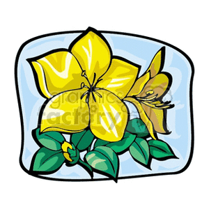   plant plants flower flowers rhododendron  rhododendron.gif Clip Art Nature Plants 