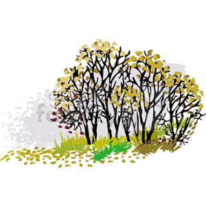 falltrees clipart. Commercial use image # 152522