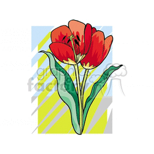 Tulip clipart. Royalty-free image # 152602