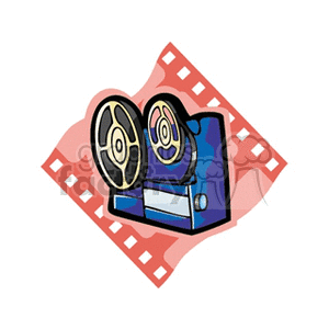 cinema projector clipart. Commercial use image # 154001