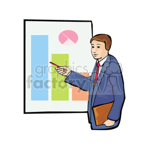   charts chart statistics graph graphs man guy people manager suits boss business lawyer lawyers  manager7.gif Clip Art People 