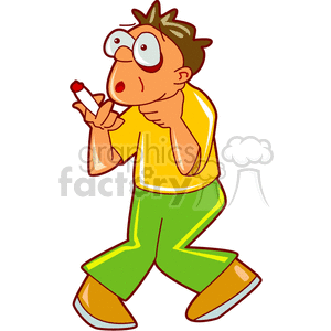 smoking204 clipart. Commercial use image # 154911