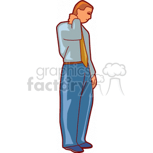  worry worried think thinking man guy people stress  stress400.gif Clip Art People 