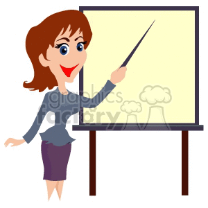 teacher in front of classroom clipart. Commercial use image # 155633