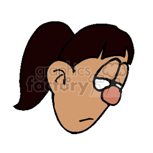   face faces people head heads girl girls sad women lady  SOMBER.gif Clip Art People Faces 