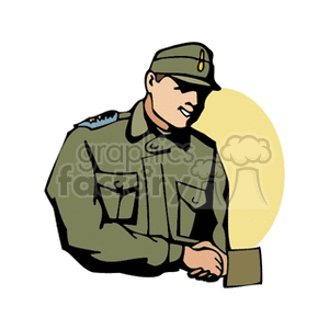   military army war marines marine government man guy people general  general.gif Clip Art People Government 