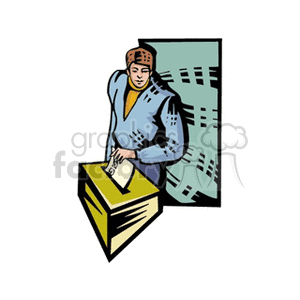 manelection clipart. Royalty-free image # 157661