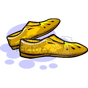 Leather moccasins clipart. Commercial use image # 158545