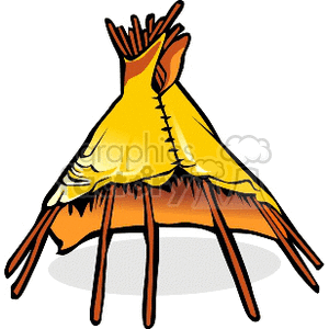   native indian indians house teepee teepees houses Clip Art People Indians 