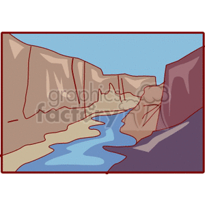 canyon401 clipart. Commercial use image # 162579