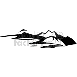   mountain mountains tree trees forest woods  mountain508.gif Clip Art Places 