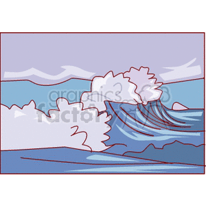   ocean wave waves water  wave402.gif Clip Art Places 