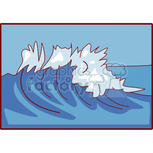  ocean wave waves water  wave408.gif Clip Art Places 