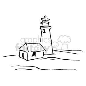  east coast ocean black white water oceans coasts waves lighthouse lighthouses   eastcoast_bw_050 Clip Art Places 