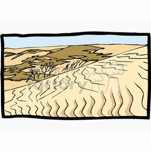   desert sand dune dunes land  landscape96.gif Clip Art Places Landscape 