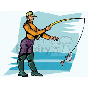 fisher4 clipart. Commercial use image # 163869