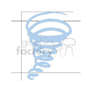 blue tornado clipart. Commercial use image # 163887