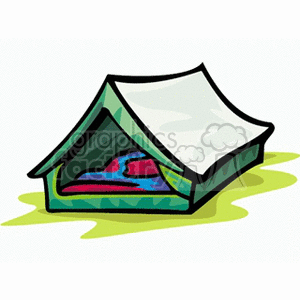   tent tents camping camp  tent121.gif Clip Art Places Outdoors  scouts scouting boy