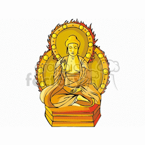 Buddha statue clipart. Royalty-free image # 164106