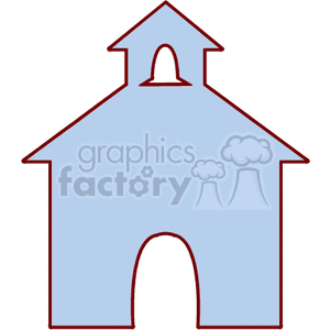   religion religious christian church cathedral cathedrals silhouette silhouettes  church700.gif Clip Art Religion building