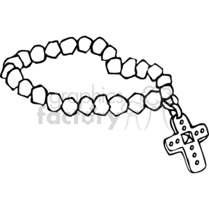rosary clipart. Commercial use image # 164859
