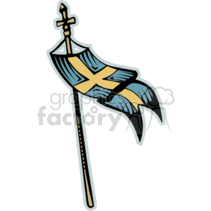 religious flag clipart. Commercial use image # 164994