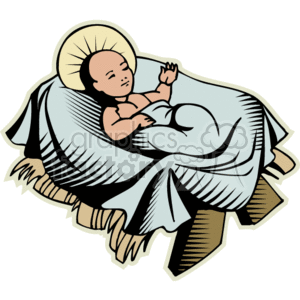 Christian religion religious jesus baby lds   Christian_ss_c_193 Clip Art Religion Christian babies manger nativity