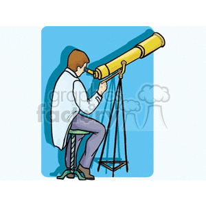   scientist scientists telescope telescopes astronomer astronomers  boffin6.gif Clip Art Science 