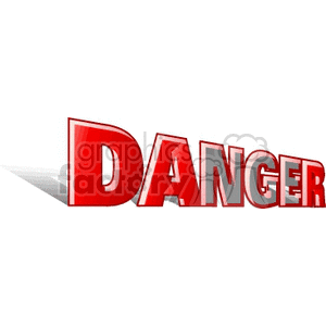   danger banner  danger700.gif Clip Art Signs-Symbols 