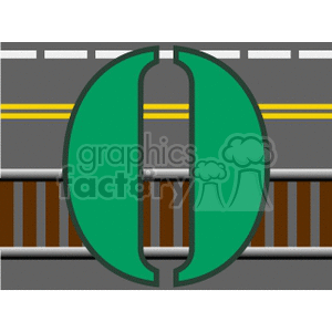 Letter O with Transportation Background clipart. Royalty-free image # 167071