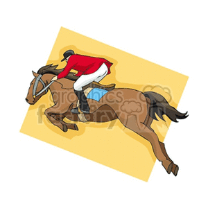 Equestrian clipart. Commercial use image # 168012