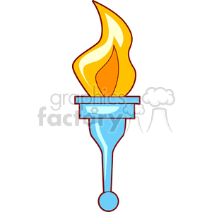   torch fire flame flames fires  torch800.gif Clip Art Sports 