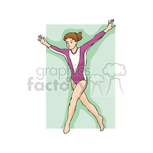   fitness exercising exercise gymnastics  gymnast2121.gif Clip Art Sports Acrobatics 