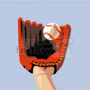   baseball baseballs glove gloves  baseball001.gif Clip Art Sports Baseball 