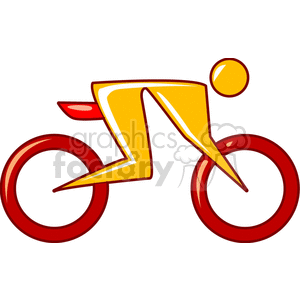   bike bikes bicycle bicycles bicyclist  bicycle201.gif Clip Art Sports Biking 