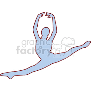   ballet dancer dancing dance dancers ballerina ballerinas silhouette silhouettes  dancer701.gif Clip Art Sports Dancing 