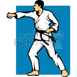   martial arts karate self defense  2.gif Clip Art Sports Martial Arts 