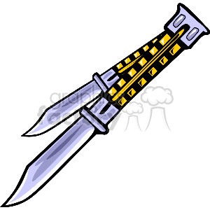 chinese butterfly knife clipart. Commercial use image # 169327