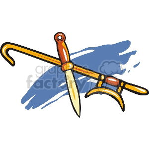   weapon weapons knife knifes martial arts  kinfe-staff.gif Clip Art Sports Martial Arts 