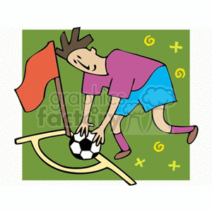 soccer player clipart. Commercial use image # 169741