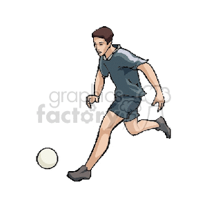   soccer ball balls player players  soccerplayer2.gif Clip Art Sports Soccer 