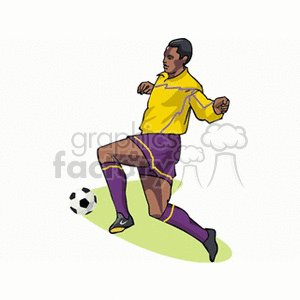   soccer ball balls player players  soccerplayer8.gif Clip Art Sports Soccer 